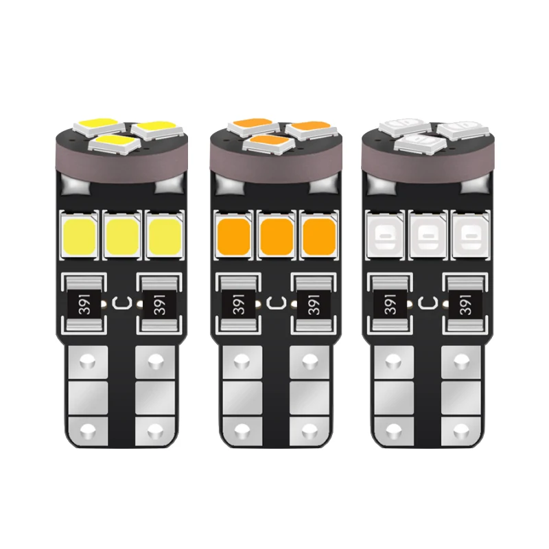 Super Bright T10 w5w 194 168 9smd 2835 canbus error free DC 12V 24V led interior car lights