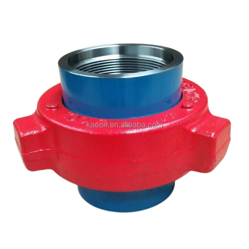 Three lug nuts and self locing ACME thread Threaded butt weld Hammer Union