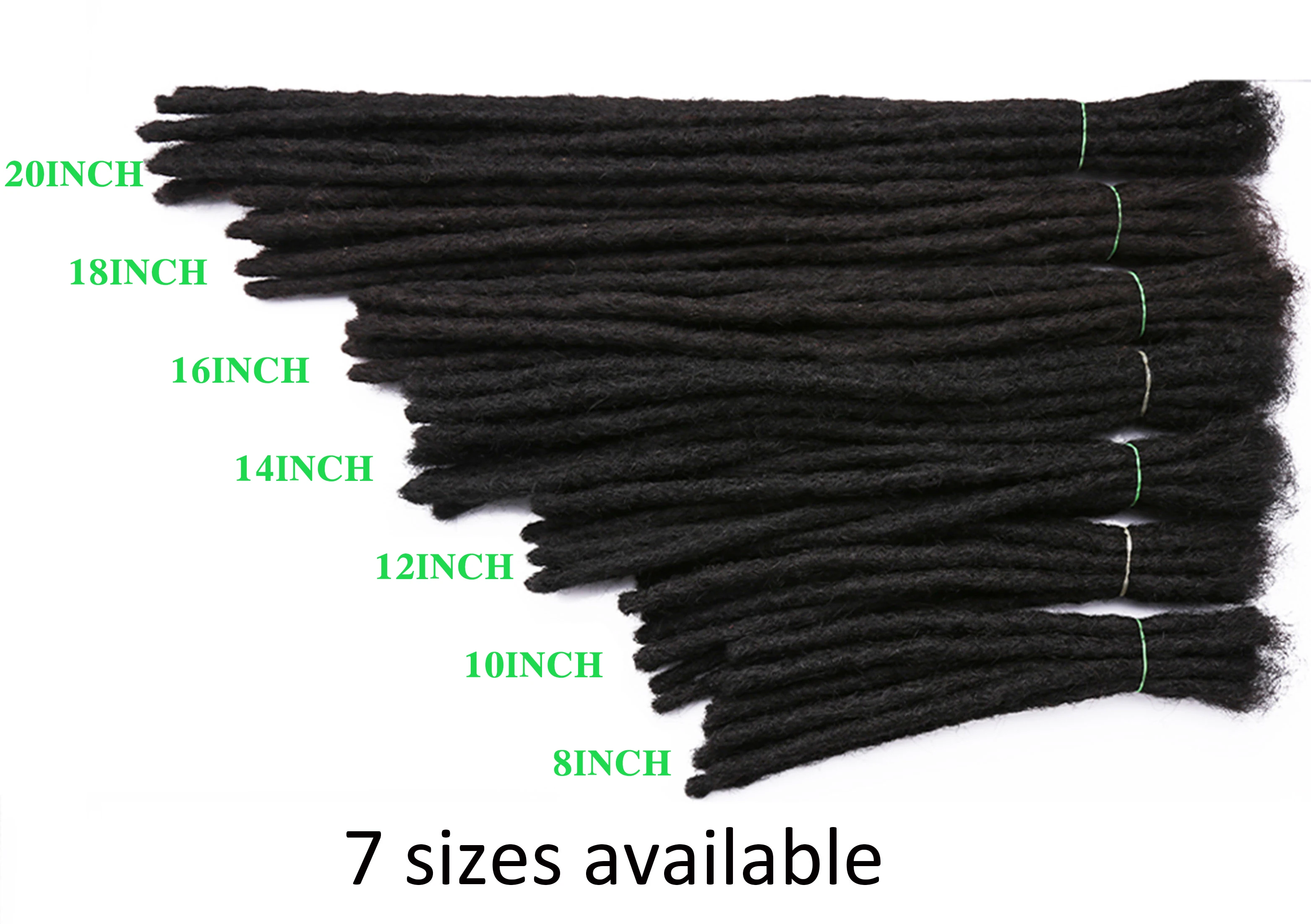 100% Dreadlocks Extensions Human Hair 8inch-20 inch Handmade  dreadlock hair for sale  crochet braid loc hair dreadlock