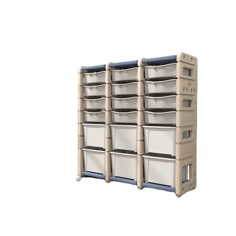 New plastic PE/PP living room bedroom household children adult drawer combination storage cabinet