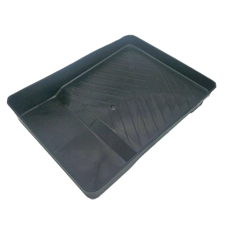 High Quality Black PP Small Hard Plastic Paint Trays