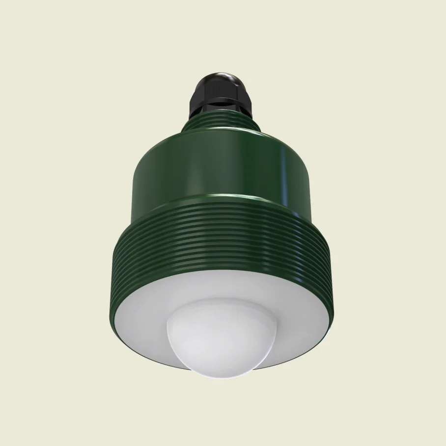 SKE 80Ghz radar level sensor for water Level Measurement Color Green Measuring Range 20M