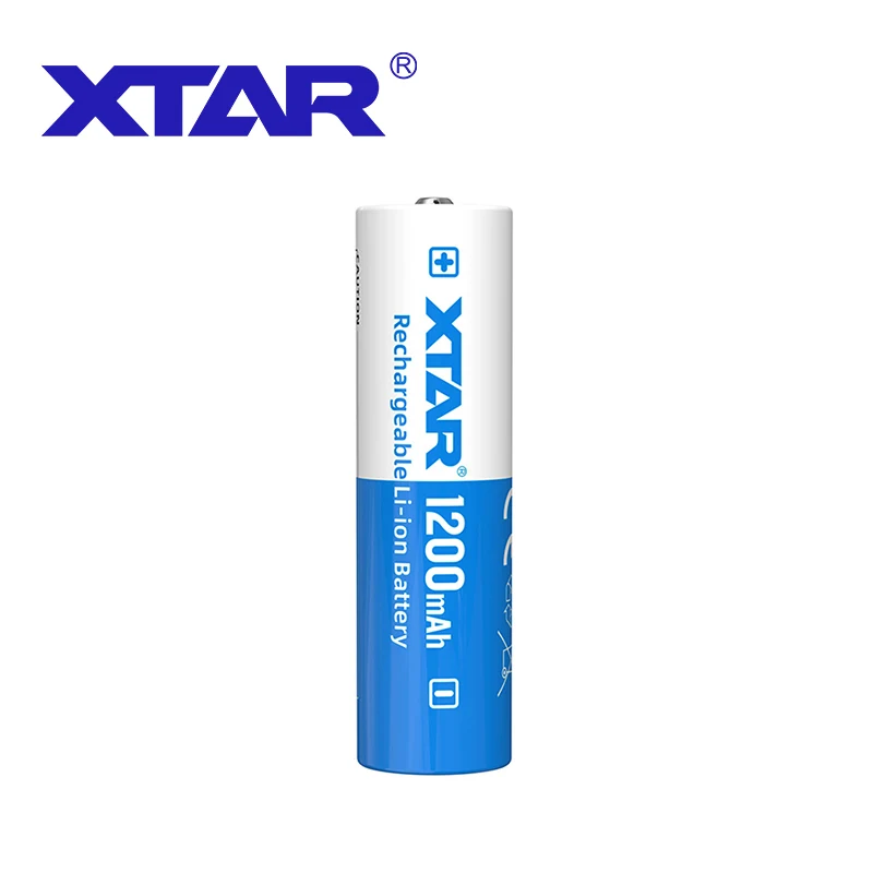XTAR длительный цикл жизни 1200 мАч 3 7 В 14500 литиевая аккумуляторная батарея для фонарика фар