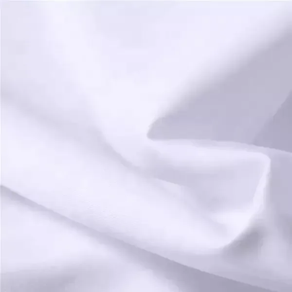 luxury hotel white 100% cotton bed linen bedding sheet set
