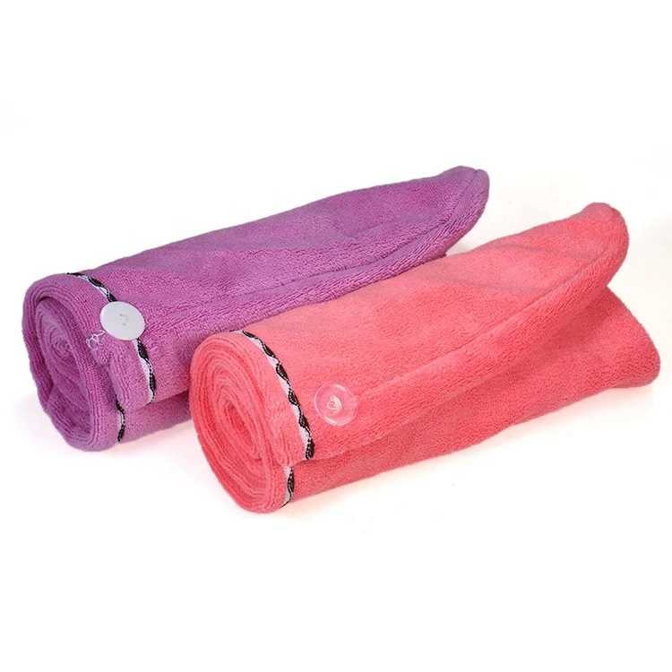 Лидер продаж, супервпитывающее влагу и быстросохнущее полотенце для волос из микрофибры, тюрбан, махровое полотенце