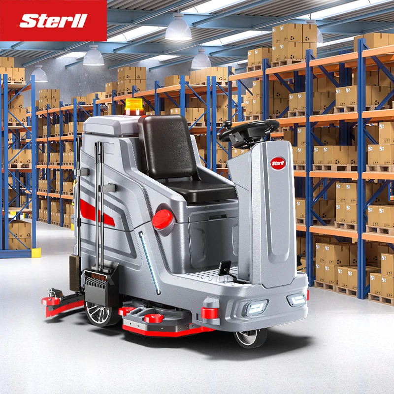 Professional Manufacturer  SX915 Ride-on floor scrubber Parking lot floor scrubber Epoxy floor cleaning equipment
