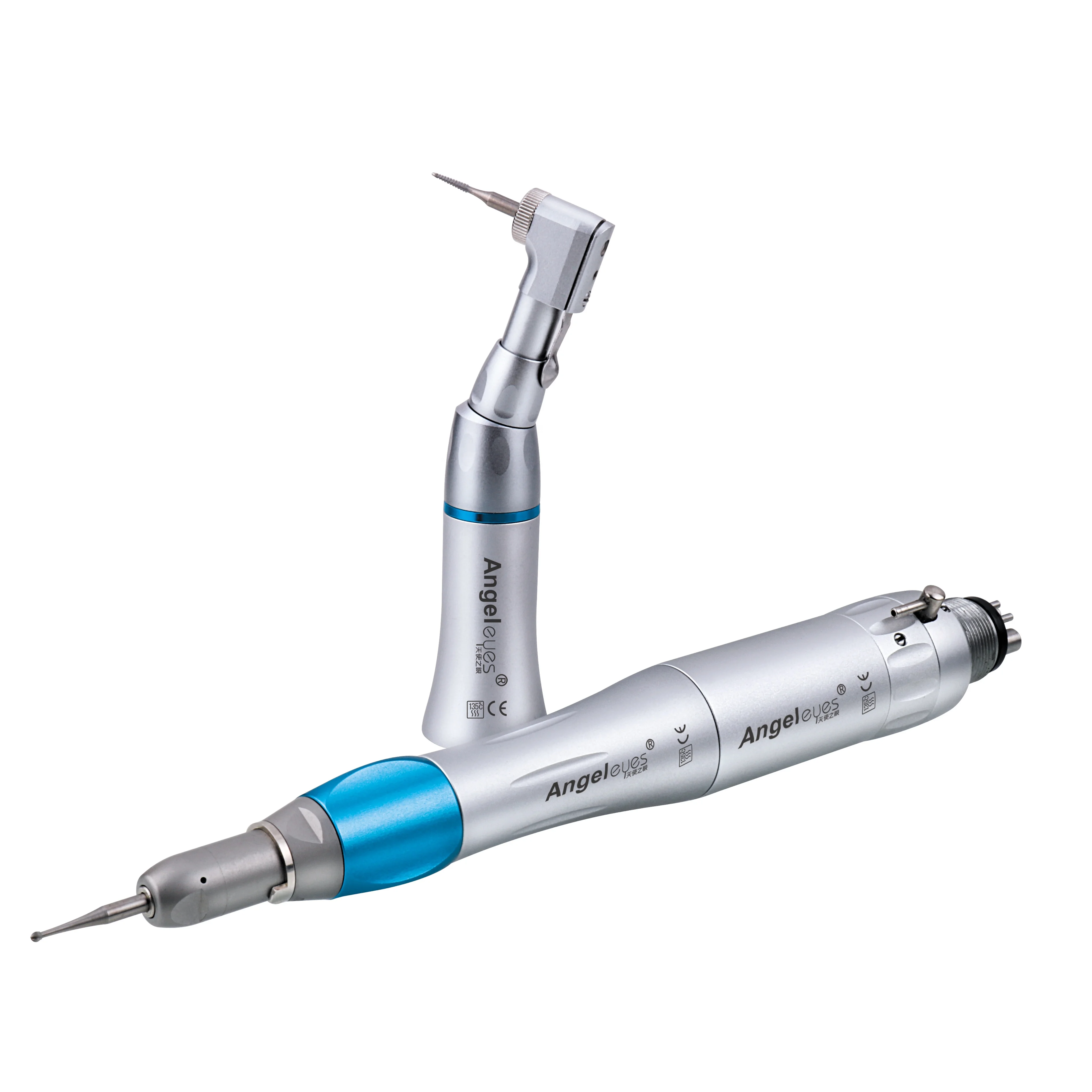 Dental slow low speed handpiece set Contra Straight motor push button dental equipment