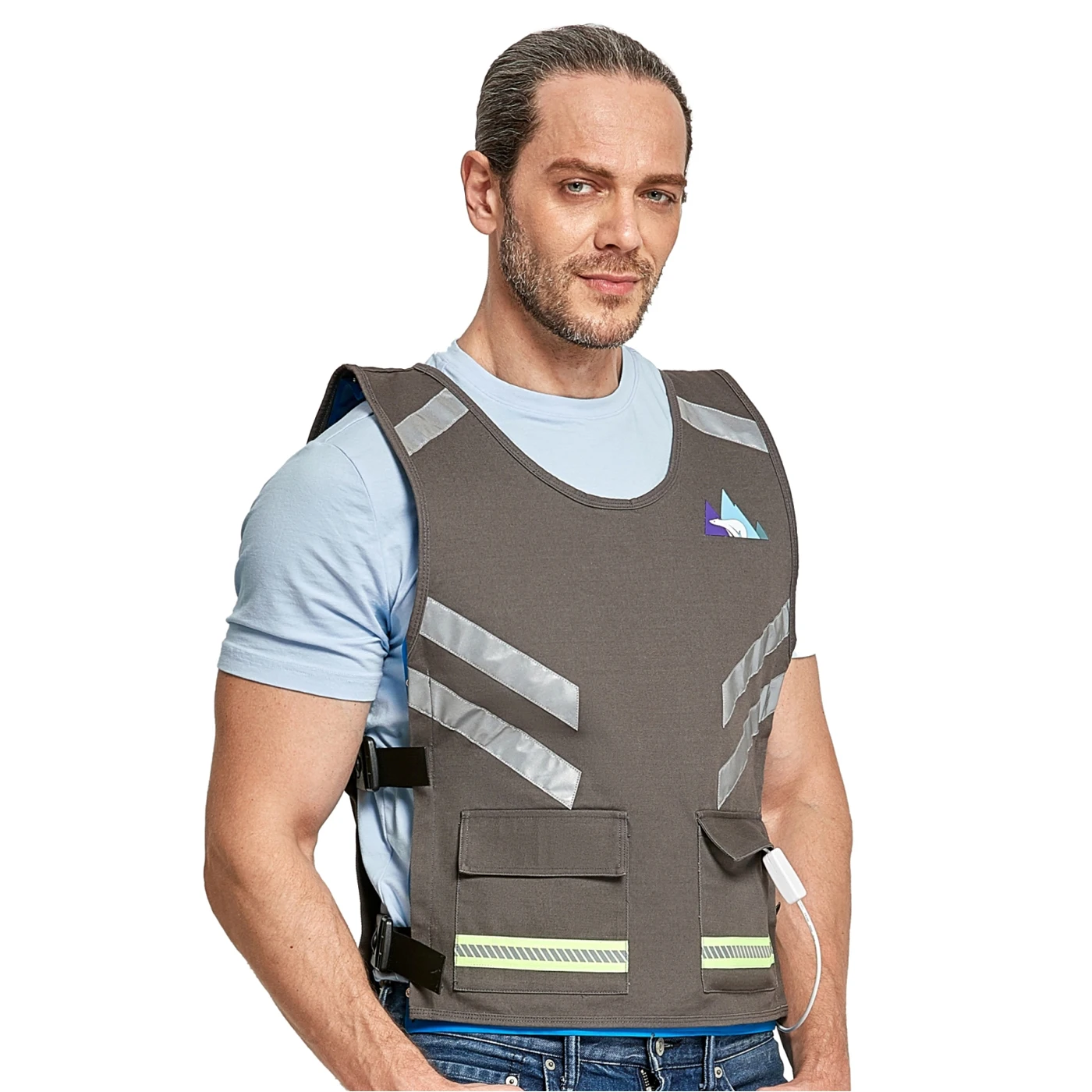 Жилет охлаждающий для езды на мотоцикле, 20 градусов Цельсия