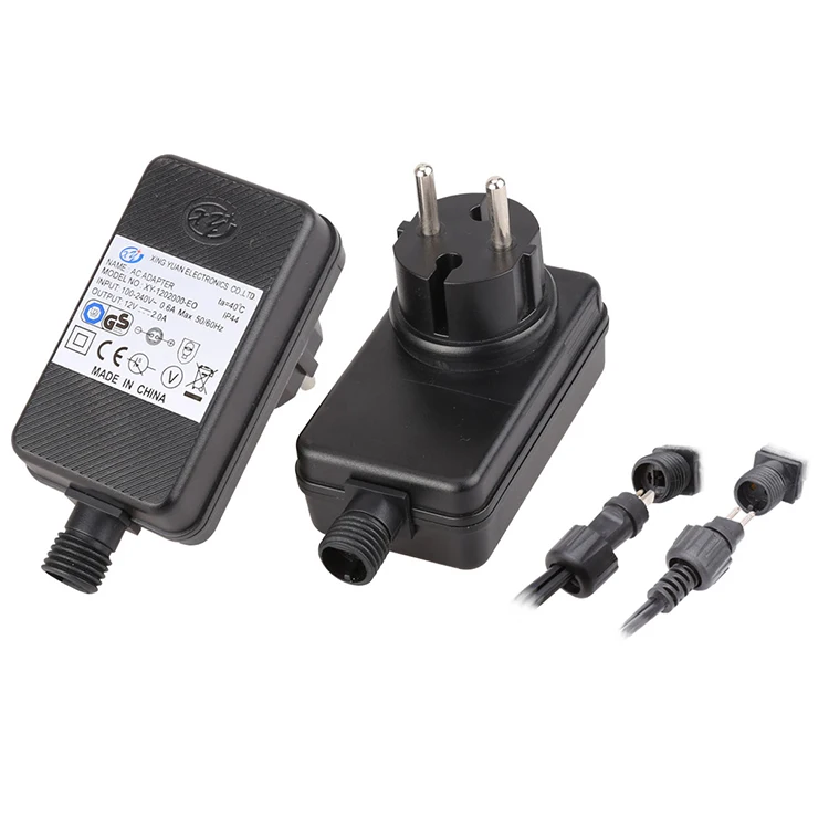 Hot selling 24v 12v AC DC Power  Adaptor 12v 2a 3a Adaptor Power 36W IP44