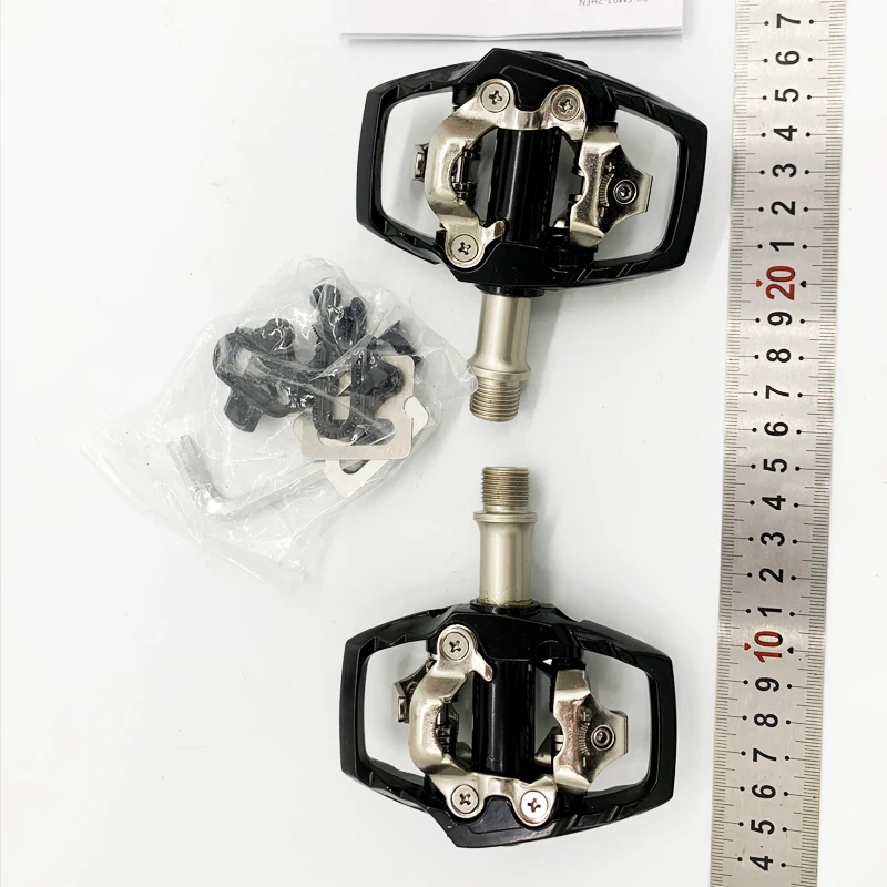 Taozik TPL08 SPD Aluminum Alloy Bearings DU SHINOMA Self Lock Self-locking Mountain Bike Pedal with Cleat