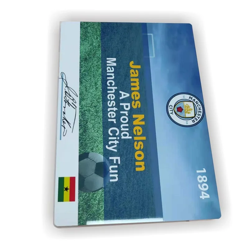 custom brushed metal aluminum certificate award plaque