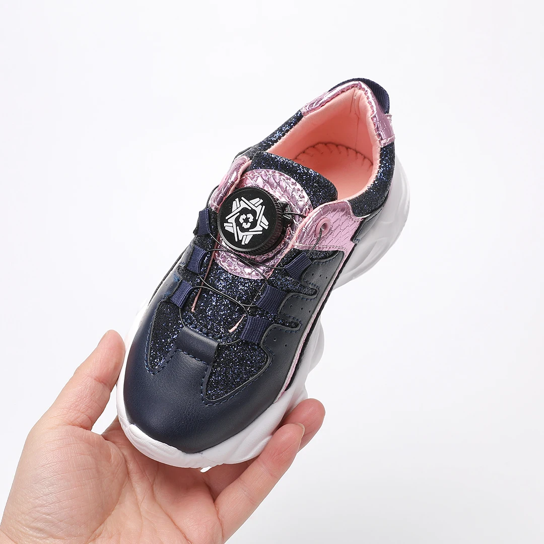 2024 New Arrival Kids Sporty Skate Shoes with court graffik little/big kid dc shoes for Girls rotating button shoes