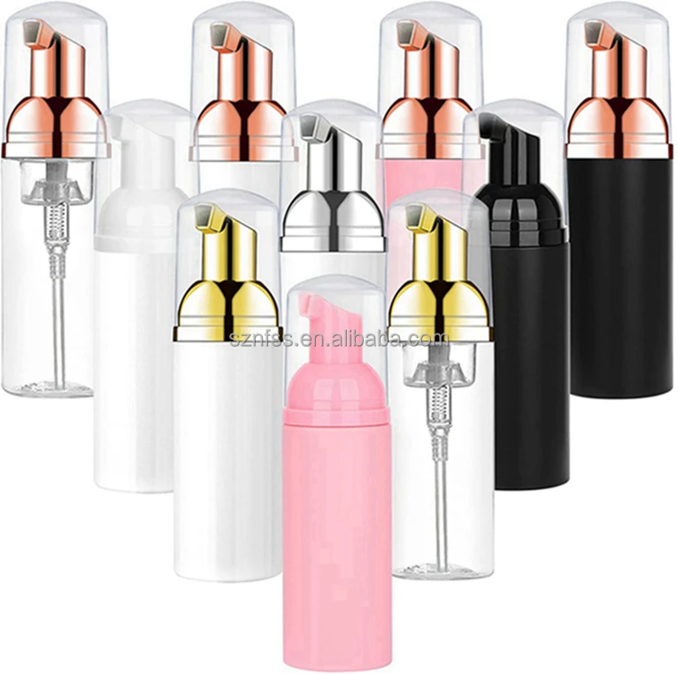 L Dispenser Hand Soap Cleanser 30 50 100 200Ml 60ml Plastic Lash Roller Water Foaming Mousse Bottle Pet Silver Foam Pump Bottle