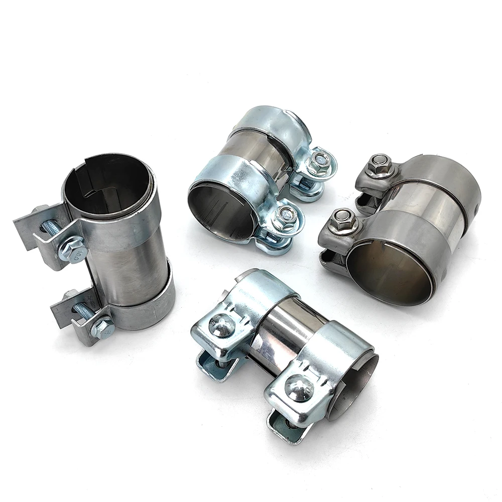 Exhaust Pipe Connector 53mm to 56.5mm / 95mm Tube Clamp Sleeve Adaptor Coupler