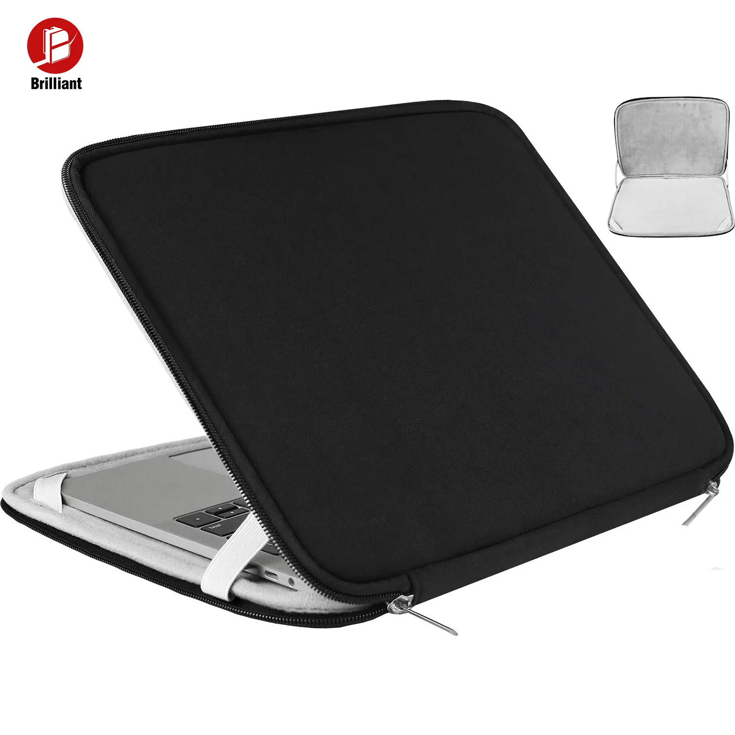 High Quality Custom 13 Inch Nylon Briefcase Neoprene Laptop Sleeve Office Tablet Bag for Driving Computer Case Cover