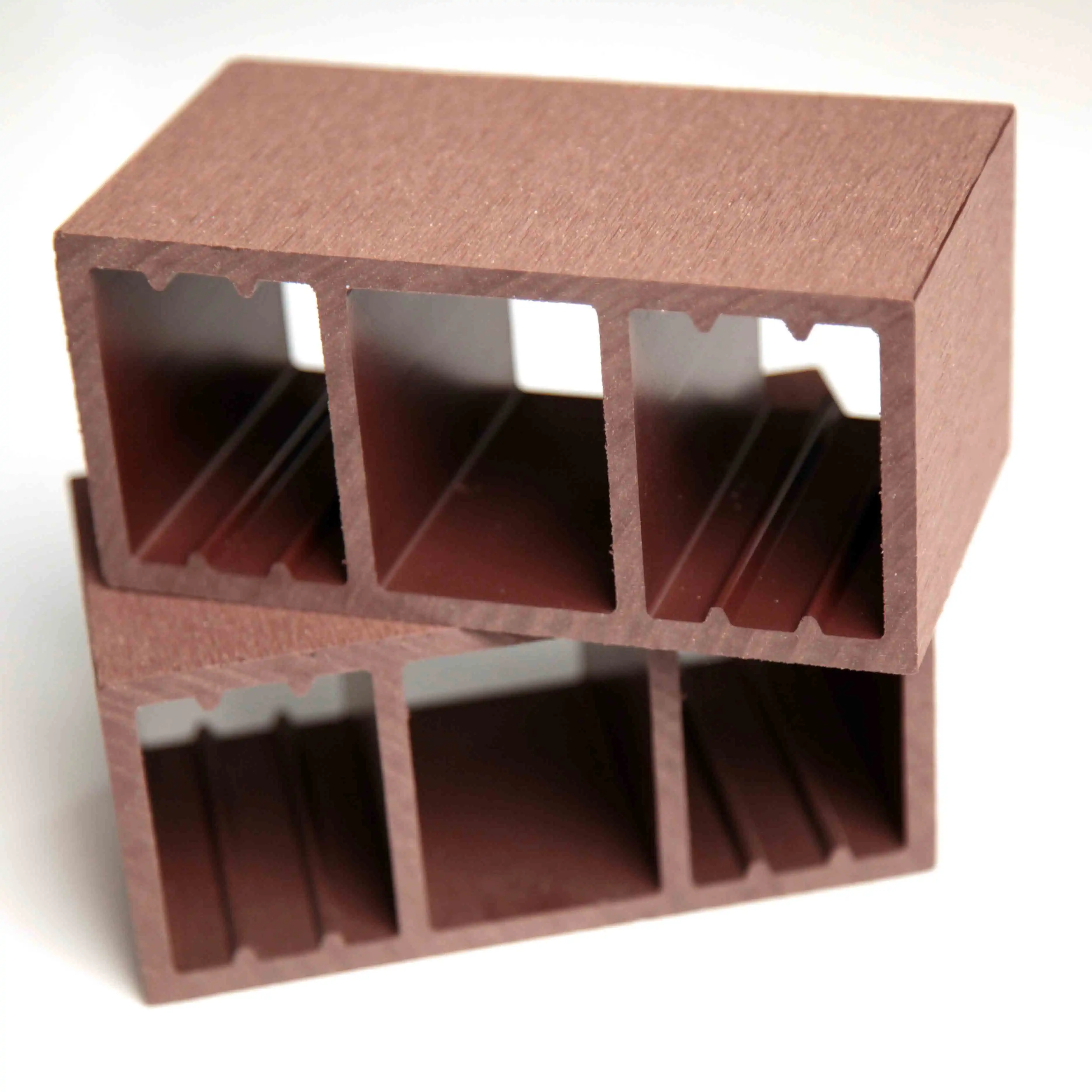 3d WPC Timber Tubes factory price wpc wood composite Timber Tubes