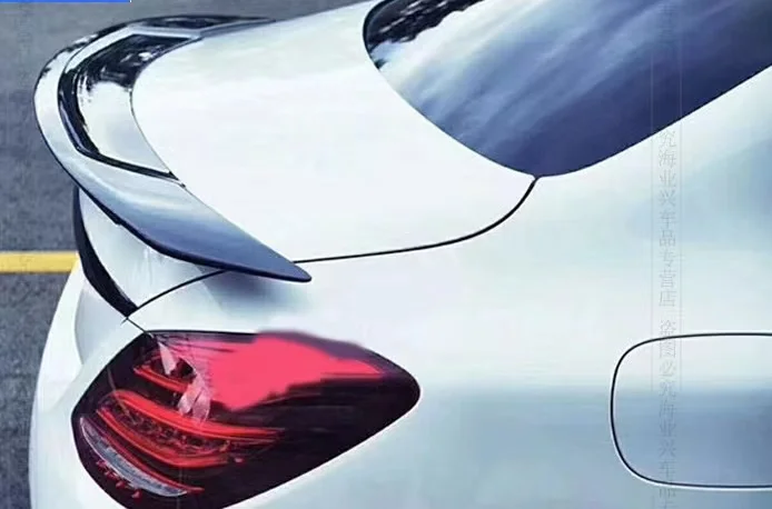 Автомобильный спойлер Запчасти для Mercedes Benz C-class W205 багажник GTS стиль 2015-2021 глянцевый черный спойлер