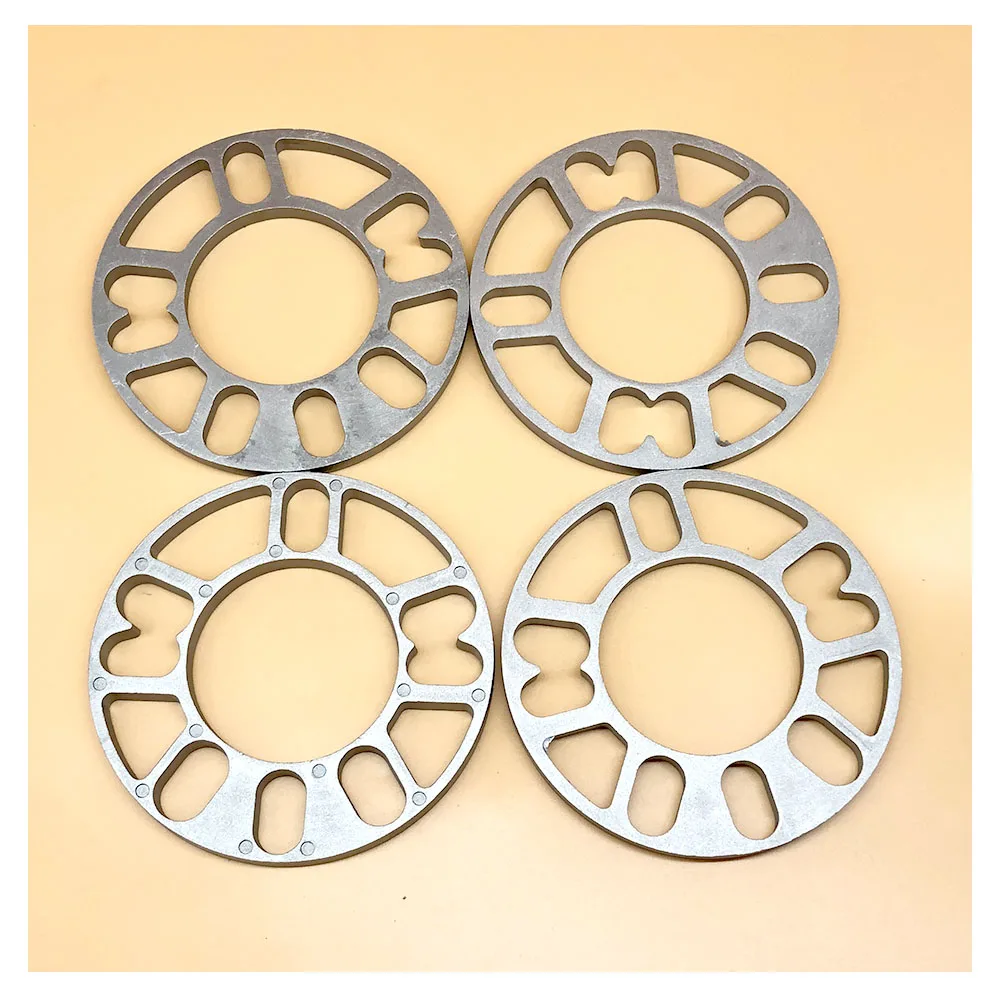 4pcs /set 10mm Car Wheel Spacer Shims Plate For 4 Hole Wheel Hub 4X98 4X100 4X108 4X114 Car Accessaries