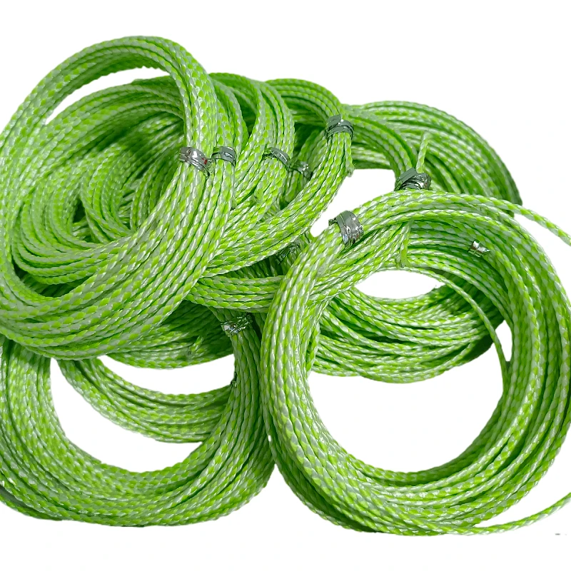 50lb/80lb/120lb/180lb/250lb Glow in the dark Luminous Stainless Steel core Assist Line Dyneemas High Strength Assist Hook line