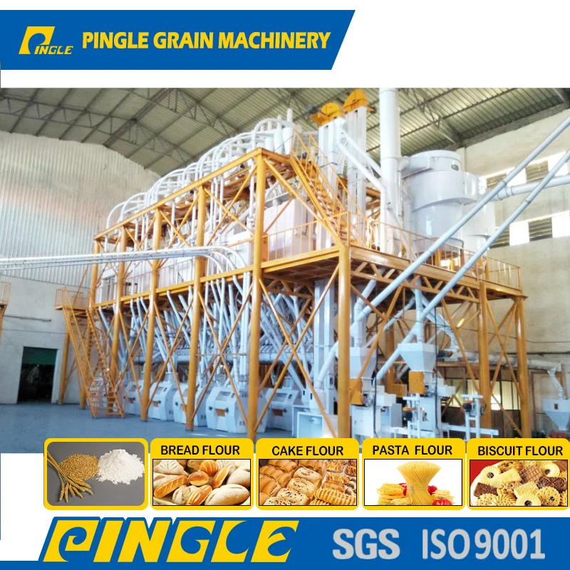 42T 52T 62T 82T  Automatic complete line wheat plant low price wheat flour milling plant wheat flour mill manufacturer