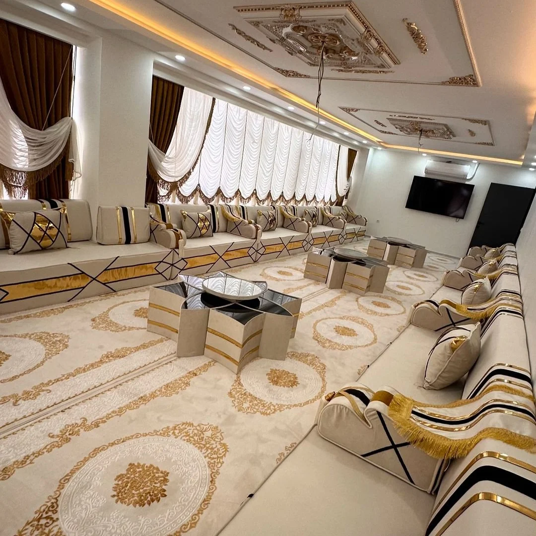 Luxury royal morocco sofa handmade saudi arabia furniture sofa for middle eastern furniture