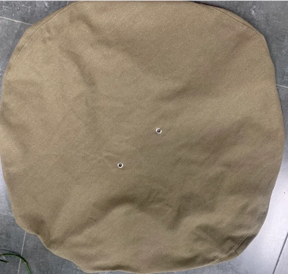 Customized Logo SUV Offroad Spare Canvas Tire Cover Olive Green Waterproof with 300gsm Weight