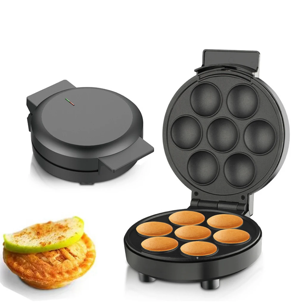 Household Double Sided Heating 1000w Non Stick Electric Cake Machine Home Breakfast Maker Baking Muffin Maker Mechanical