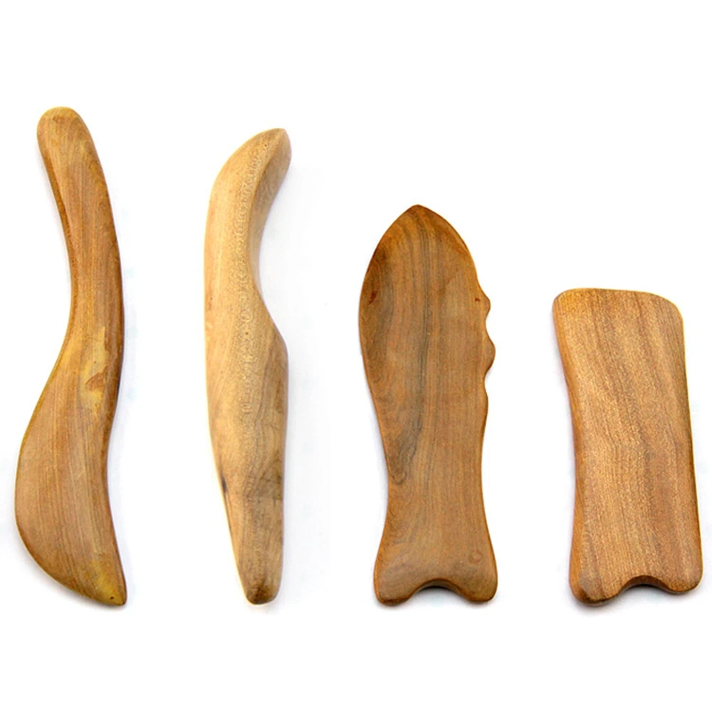 
Chinese factory Chinese traditional acupuncture massage guasha Wooden scraping stick tool Wooden Massager Guasha 