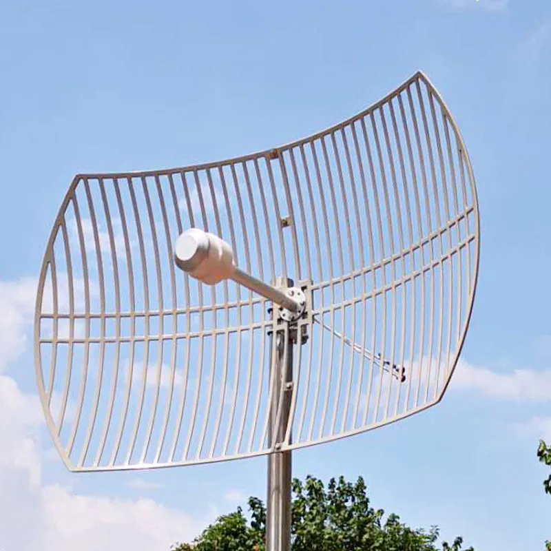 Параболическая сетчатая антенна 3G 4G LTE 1700-2700 МГц внешняя 2X24dBi на сверхдлинное расстояние с женской антенной 2x