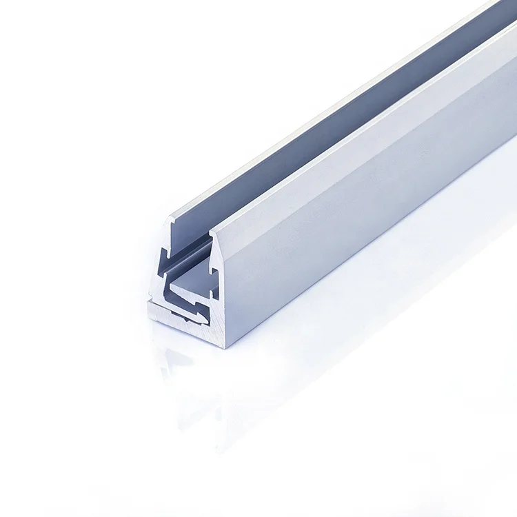 Hot Sell Whole Set U Shape Aluminum Profile For Double Glass Railing Glass Clamp Holder