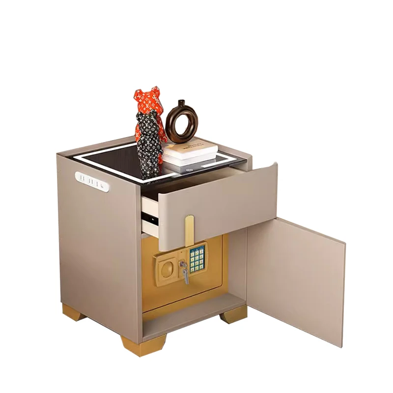 Charging station Smart bedside table Bedroom home security wireless charging simple side cabinet