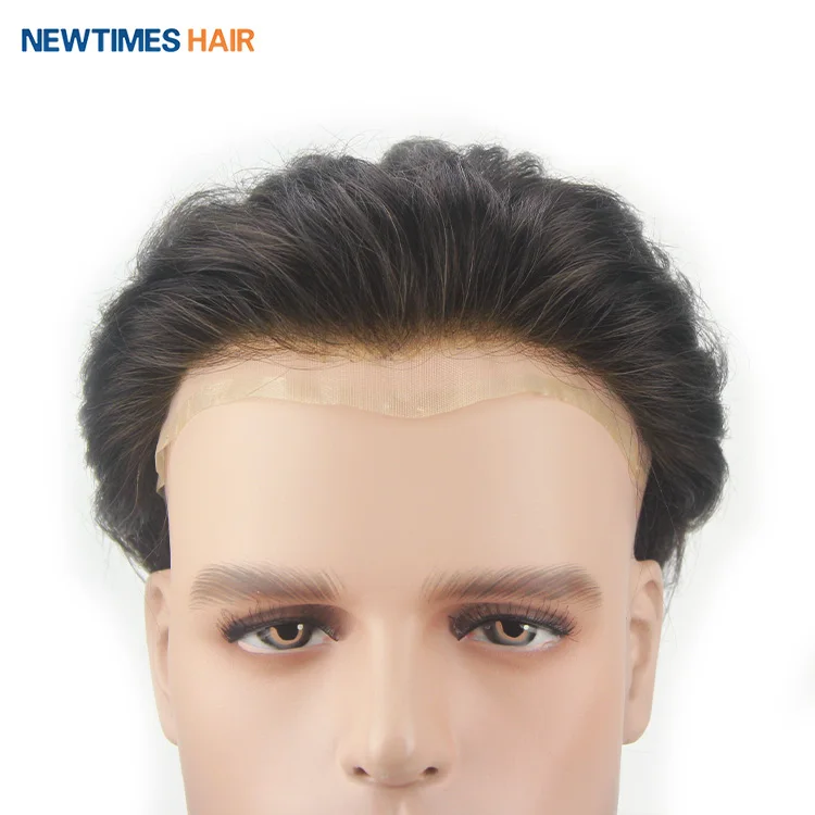 Набор Натуральных Волос ICON супер тонкие моно-кружевные мужские парики из человеческих волос