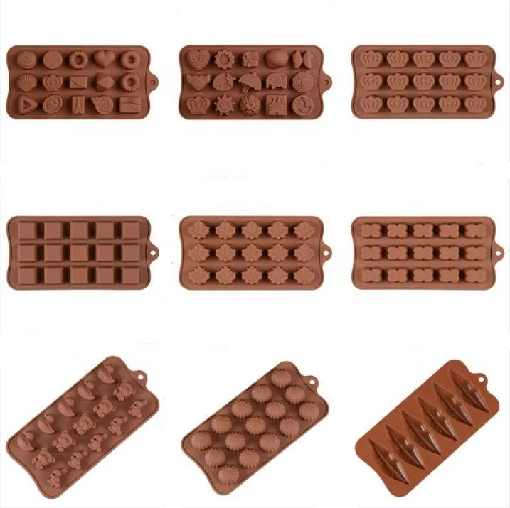 Newest Design 100% Food Grade Custom Silicone Chocolate Moulds For Handmade