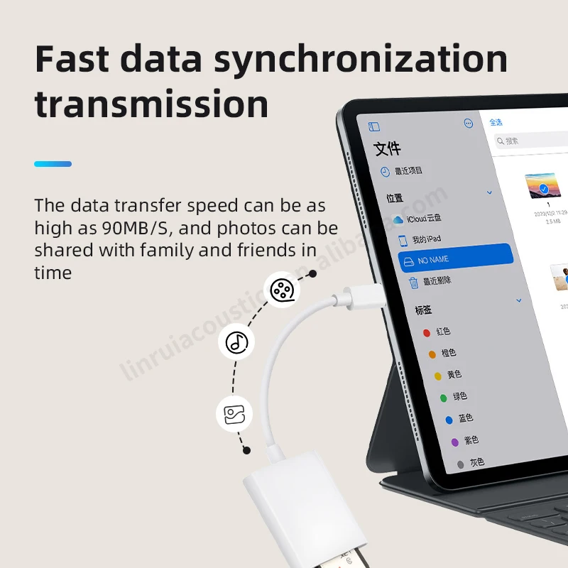8pin OTG Connectors Mini Adapter for Lighting Usb C to SD TF Memory Card Readers Plug OTG Cable for iPhone 14 13 12 ipad ios