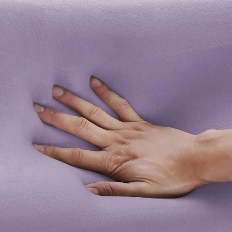 Infused Lavender Scented High Density Hypoallergenic Memory Foam Scented Pillow With Removable Cover