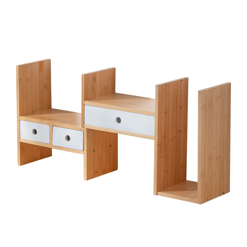 2 шт., настольный бамбуковый Органайзер с ящиками