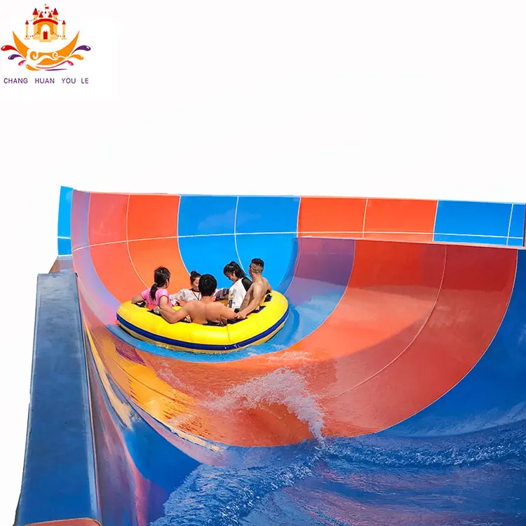 Water recreation equipment 6 Persons Double Tube Inflatable Raft Family Round Fiberglass Water Slide Round Rafts