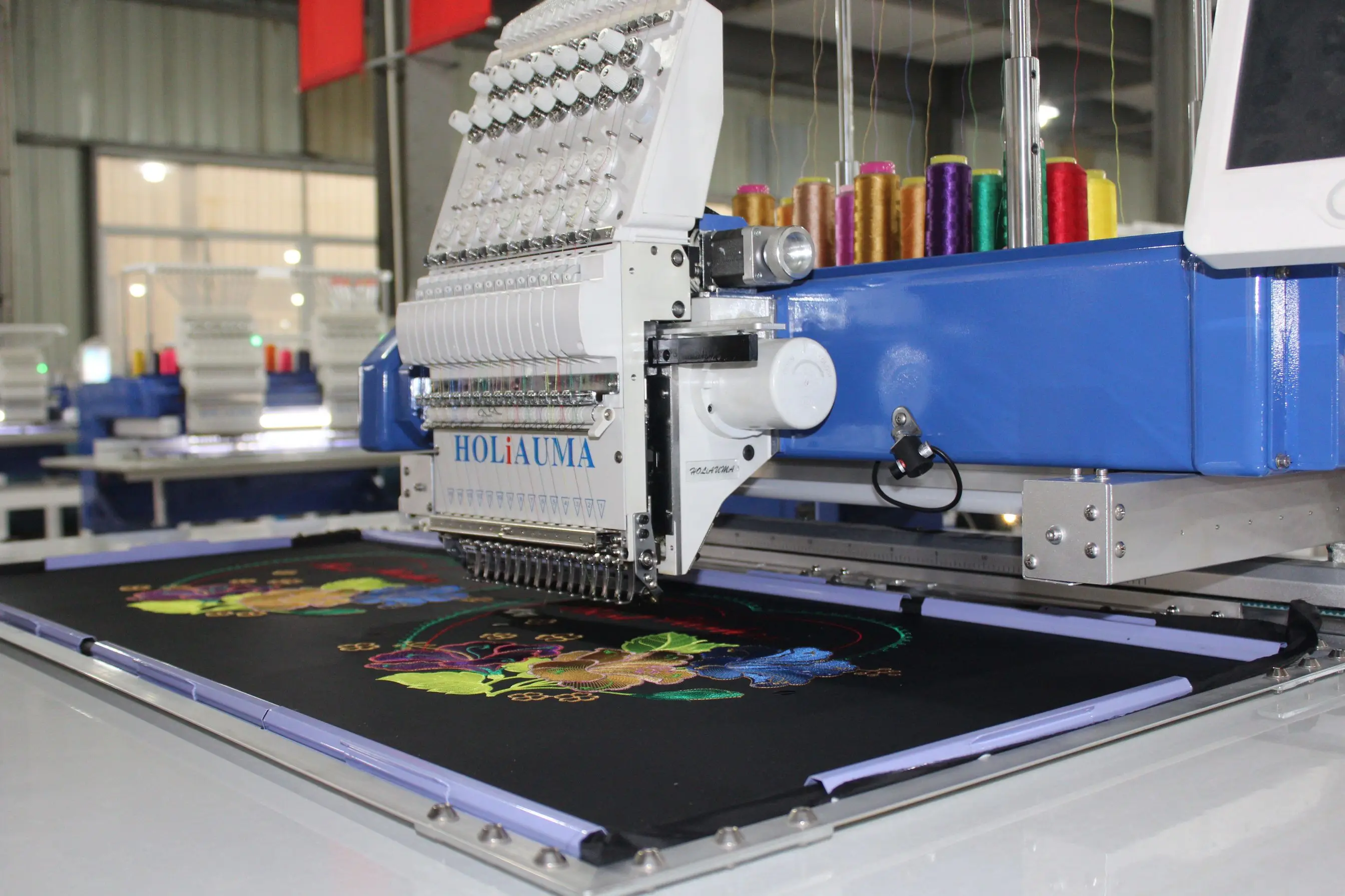 HO1501XXL-NEW одна осветительная головка 15 иглы Dahao работать панель тамбурный шов вышивальная машина цена Высокое качество во всем мире
