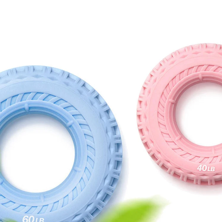 Finger Strength Training Exercise Colorful Silicone Hand Grip Ring