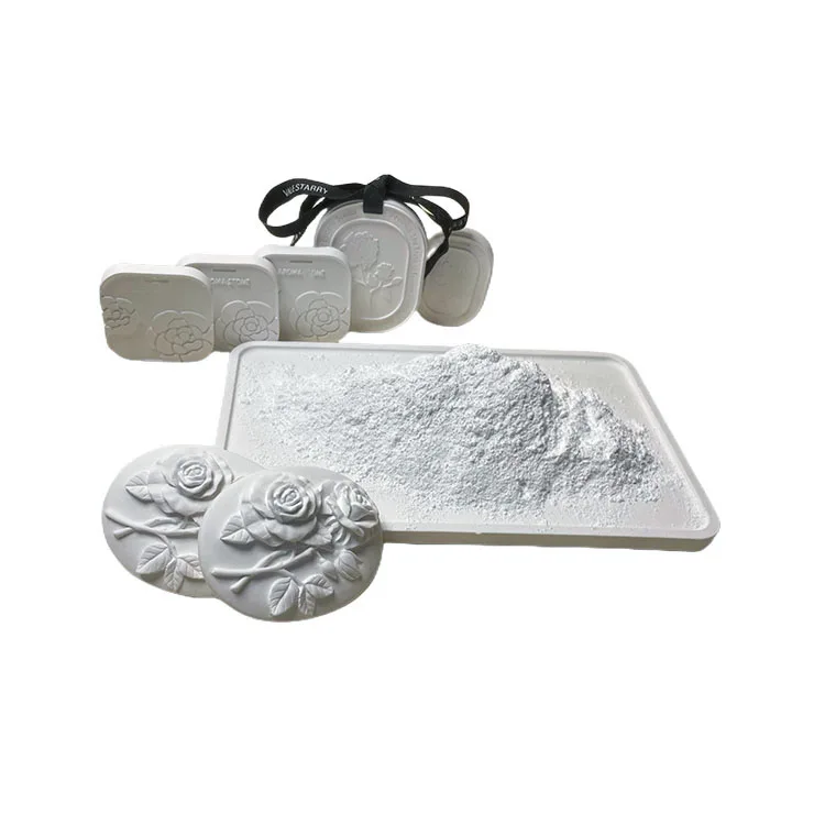 High White 95% Plaster Powder Of Paris Aroma No Large Change Painting Gypsum High Fluidity Gypsum Powder Decor Art