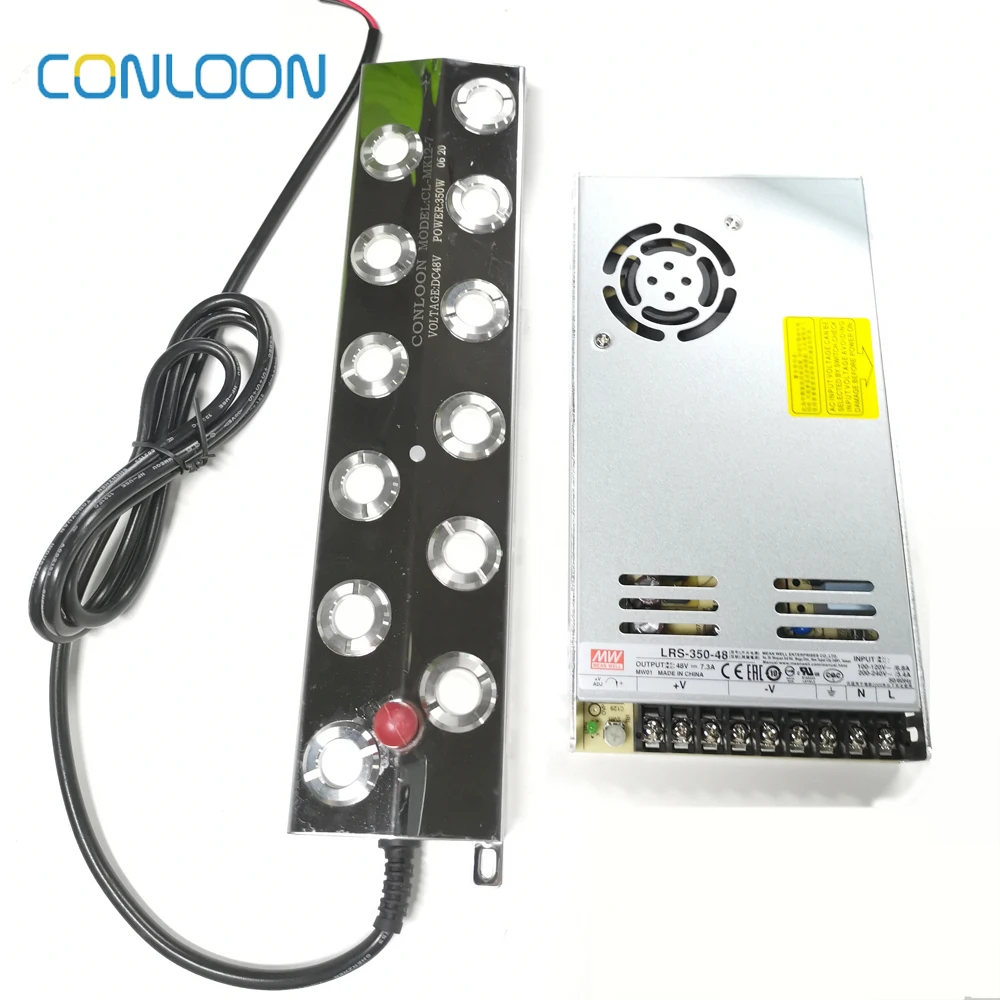 Conloon 12 дисковый ультразвуковой туманообразователь холодный туманообразователь для промышленного увлажнителя с источником питания