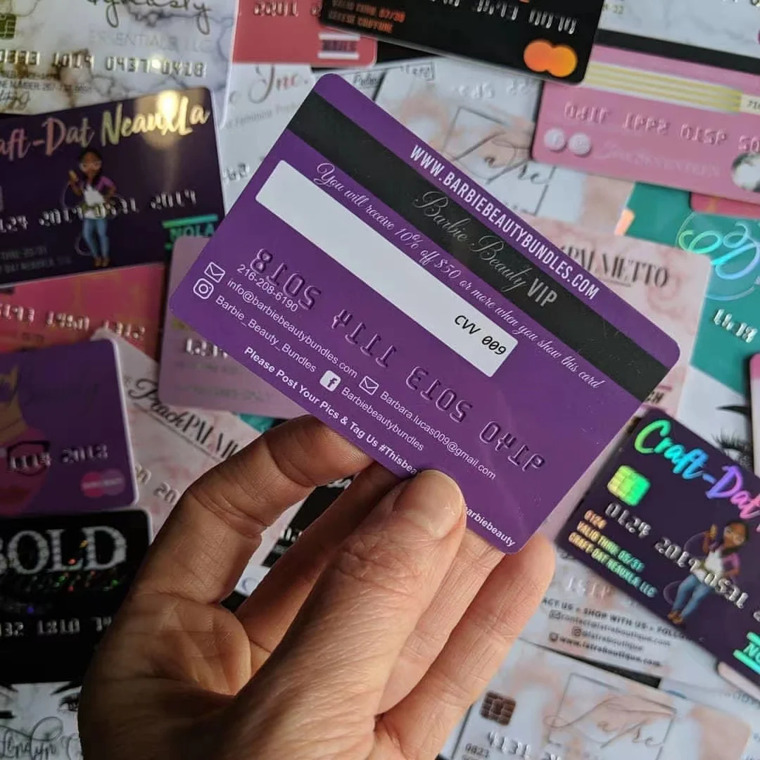 Factory OEM Hight Quality Credit Card Size Custom Printing Plastic Pvc Business Card