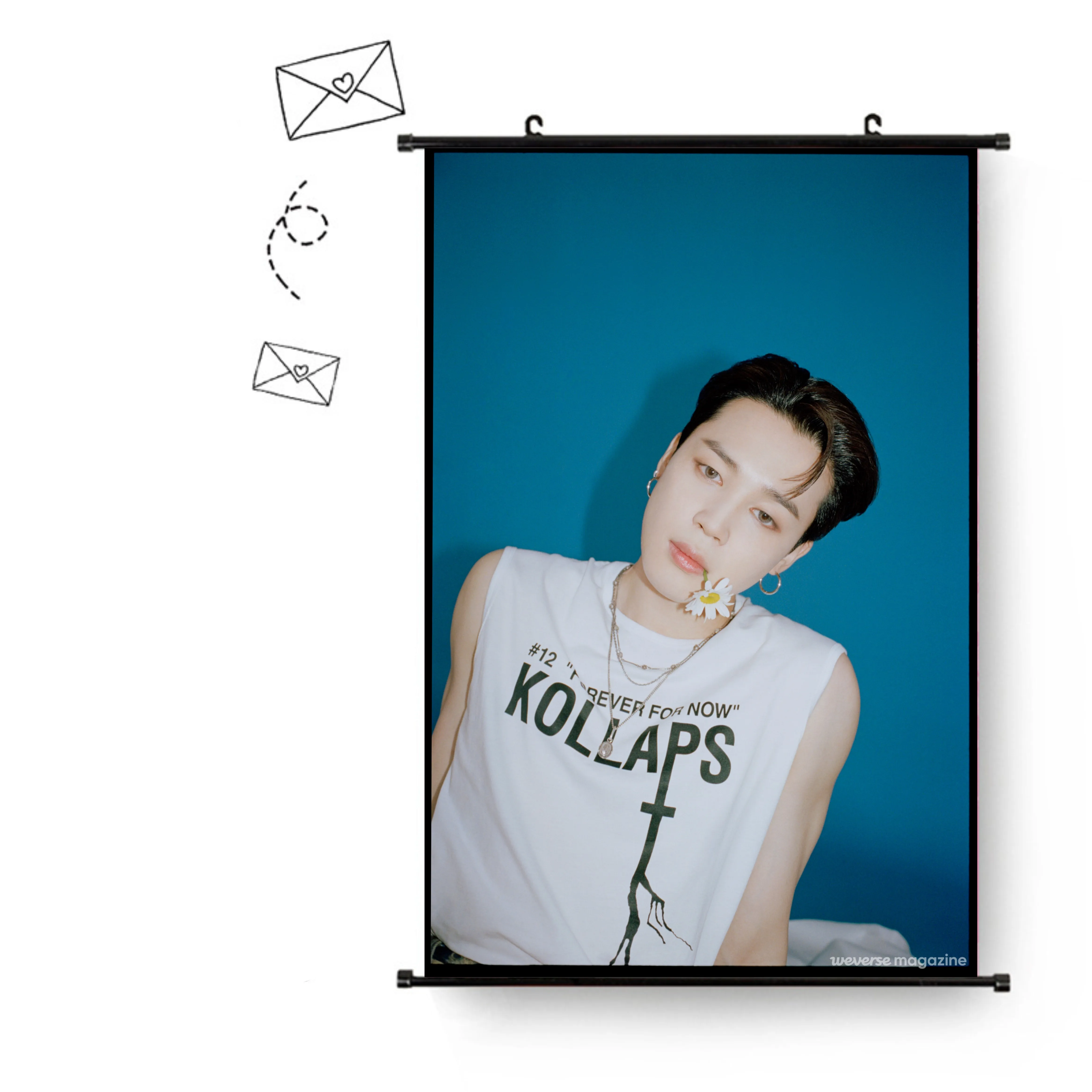 
Wholesale Kpop Idol Bangtan Boys WEVERSE MAGAZINE BUTTER ALBUM RELEASE INTERVIEWS Photo Tapestry Fabric Poster Hanging Pictures 