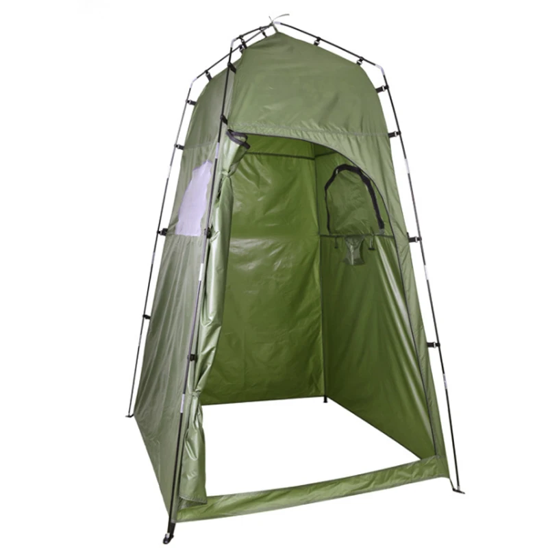 1 человек портативный мобильный Открытый Кемпинг конфиденциальность туалет душ палатка