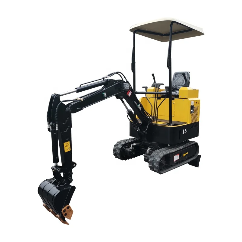 Best Sell Price Chinese A Small Micro 1T Bagger Towable 1.5 Ton Digger Machine Backhoe Mini Excavators For Sale