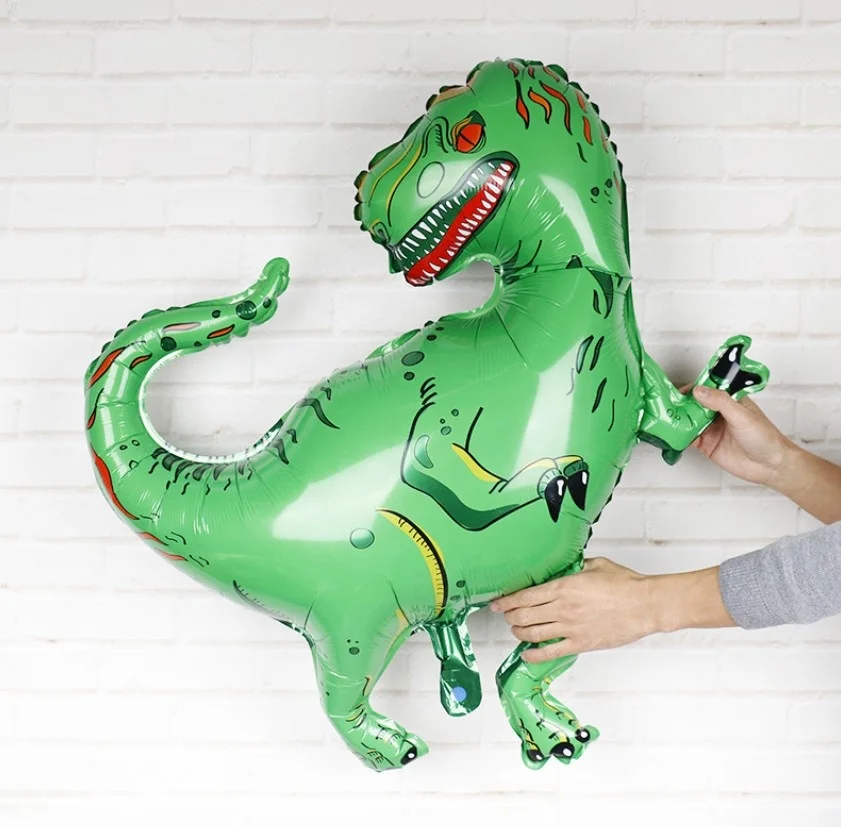 Wholesale 4D Walking Dinosaur Foil Balloons Boys Animal Balloons Children Dinosaur Birthday Party Jurassic World Decor Balloon