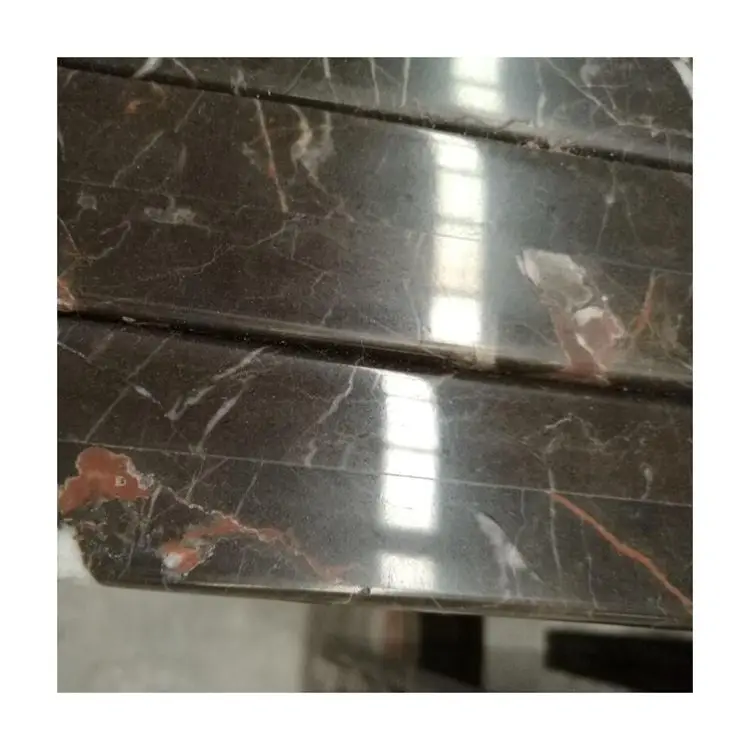 China Noir Saint Laurent slabs Nero Black Marquina marble Tile with white veins Saint laurent marble Port Laurent Marble