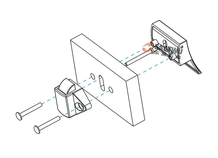 Caravan RV Trailer Camper cabinet drawer Cupboard Pull Open  Handles Lift locks