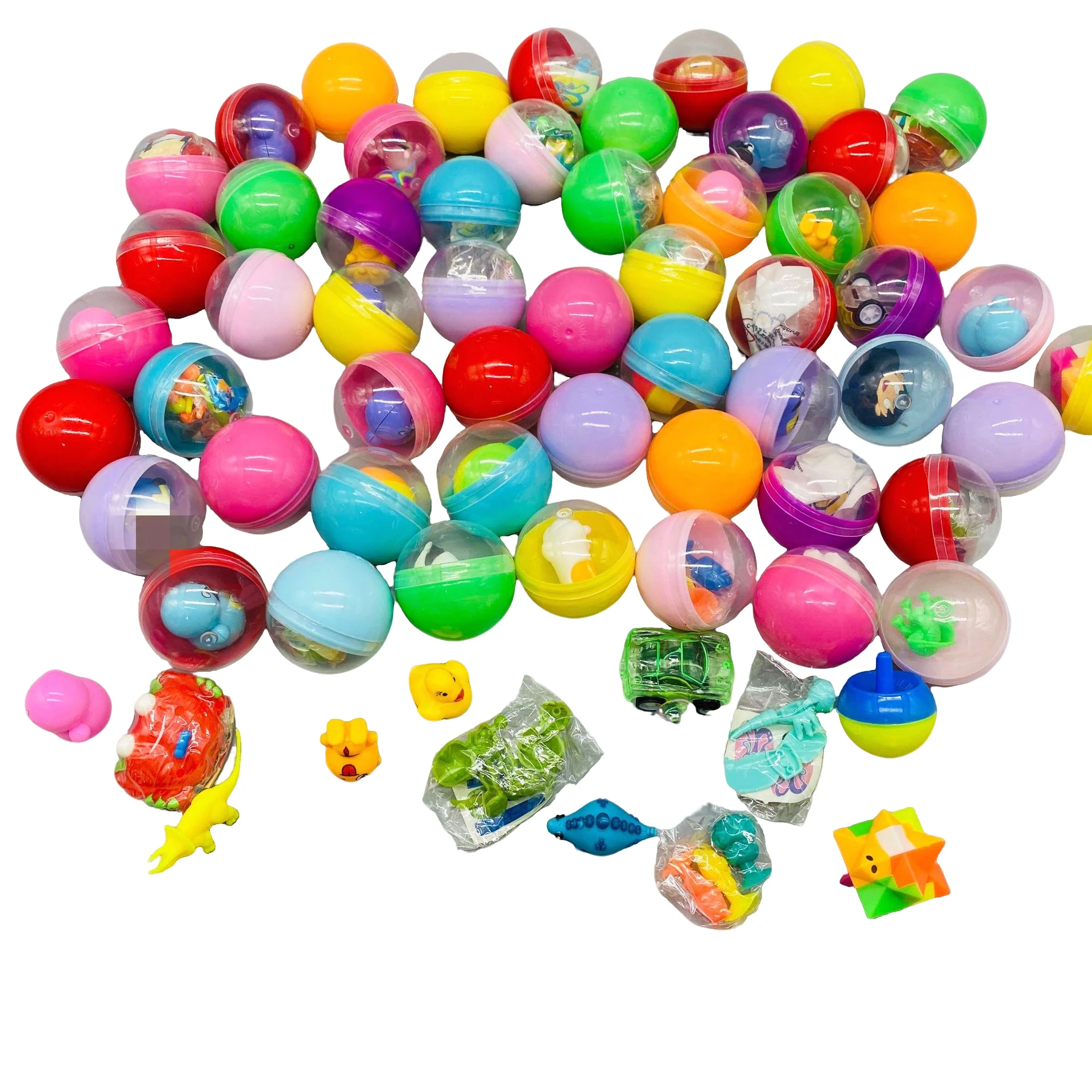 45MM Mixed Toys Random Style Round Surprise Egg Toy Gashapon Plastic Small Toys Capsule for Kids for Vending Machine