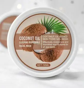 Wholesale etinol  Coconut Oil Smear Lazyless Leave-in Sleeping   facialmask